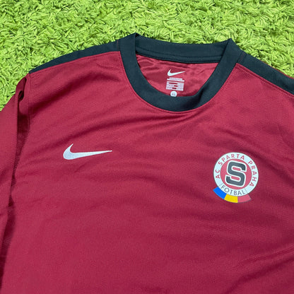 Nike Sparta Prag Trikot rot weinrot Größe XL 2009 2010