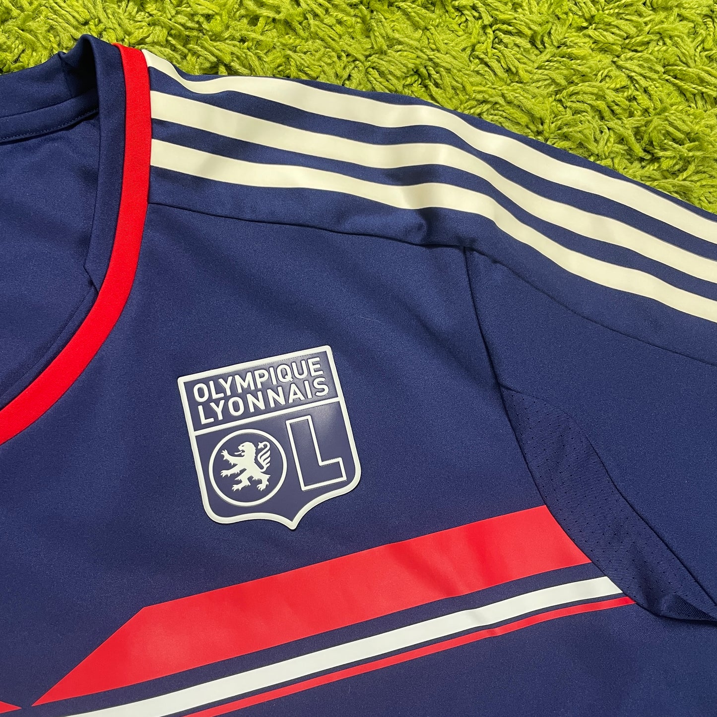 Adidas Olympique Lyon Trikot blau Größe L 2013 2014