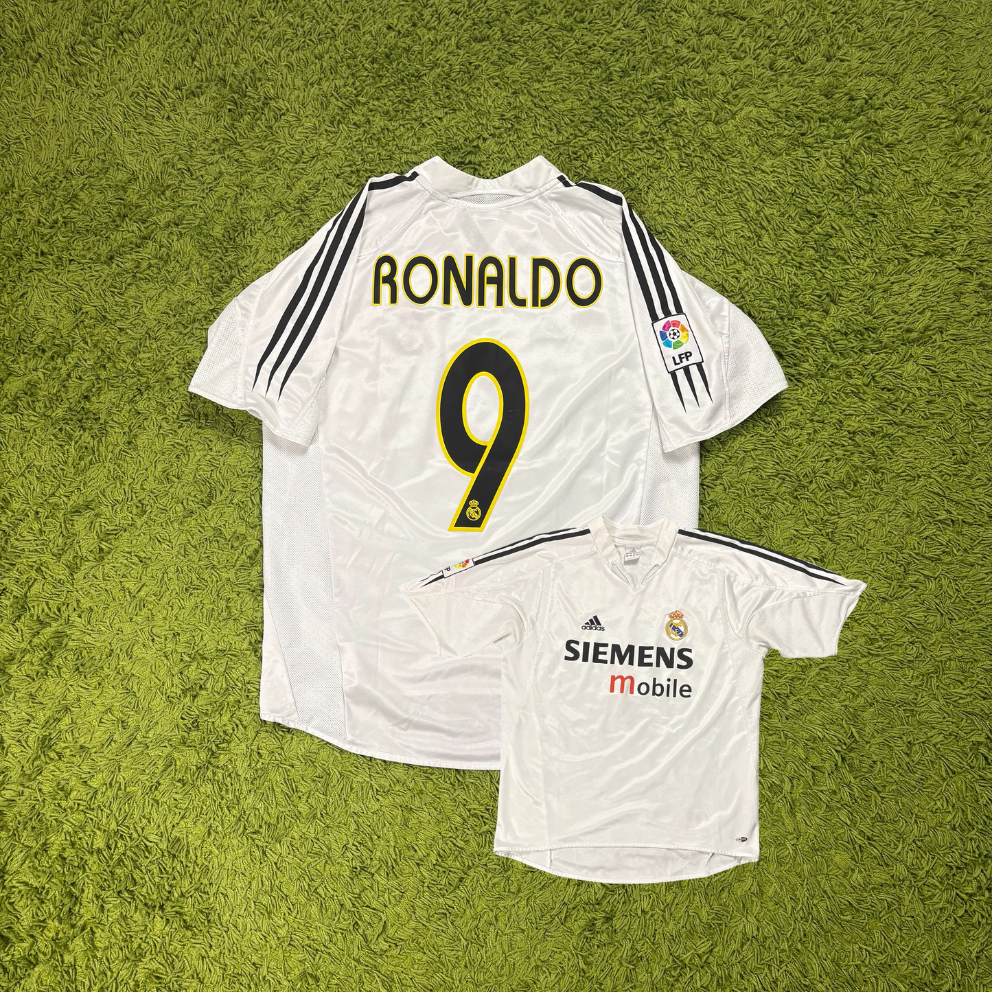 Adidas Ronaldo R9 Trikot Weiß Größe L 2004 2005
