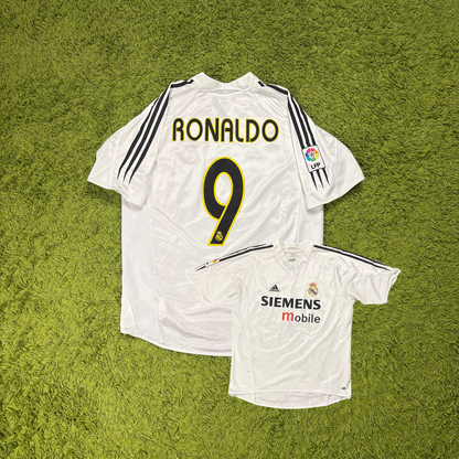 Adidas Ronaldo R9 Trikot Weiß Größe L 2004 2005