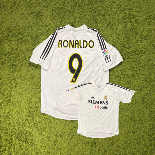 Adidas Ronaldo R9 Trikot Weiß Größe L 2004 2005