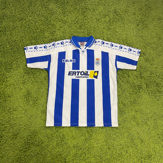 Kelme Huelva Trikot blau Größe L - XL 1996 1997