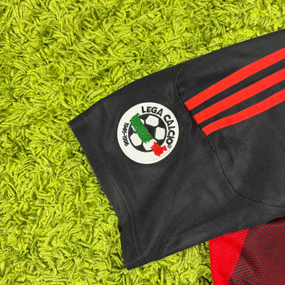 Adidas AC Mailand Milan Rivaldo Trikot rot schwarz Größe L 2002 2003