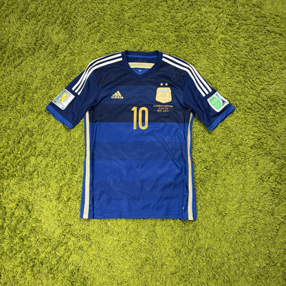 Adidas Argentinien Messi Trikot blau Größe M 2014