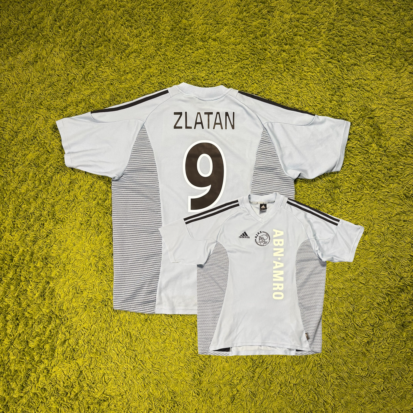 Adidas Ajax Amsterdam Ibrahimovic Trikot grau Größe XL 2002 2003
