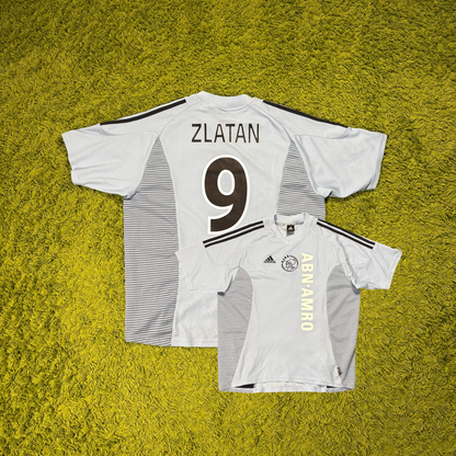 Adidas Ajax Amsterdam Ibrahimovic Trikot grau Größe XL 2002 2003