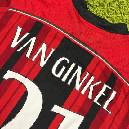 Adidas AC Mailand Milan Van Ginkel Trikot schwarz Größe L 2013 2014