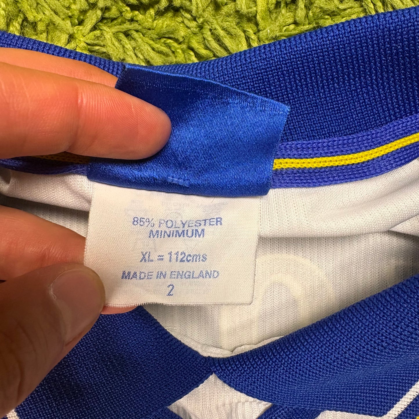 Umbro FC Chelsea Zola Trikot Weiß Größe XL 1998 2000