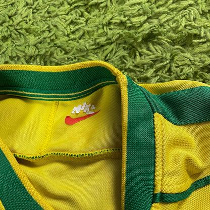 Nike Brasilien Brasil Trikot gelb Größe S 1998 2000