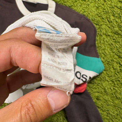 Adidas Italien Coppa Del Mondo Trainingsanzug Tracksuit grau 1990 Größe M