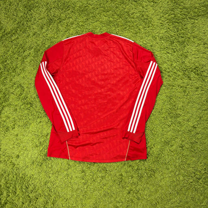 Adidas FC Liverpool Trikot Langarm rot Größe L 2010 2011