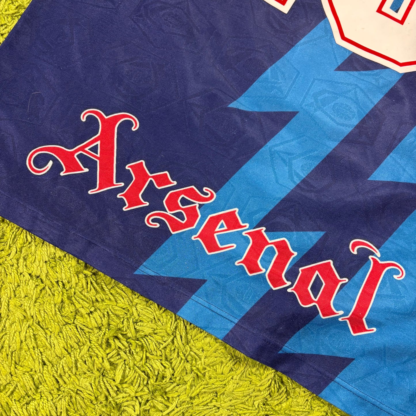 Nike Arsenal FC Bergkamp Trikot blau Größe L 1994 1995