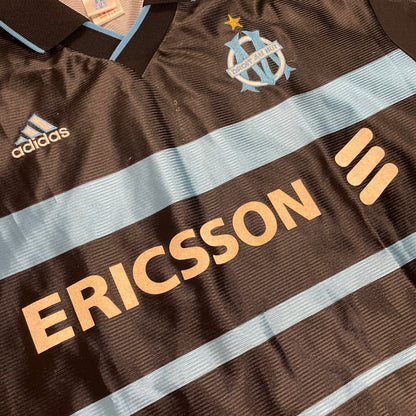 Adidas Olympique Marseille Trikot schwarz Größe XL 1999 2000