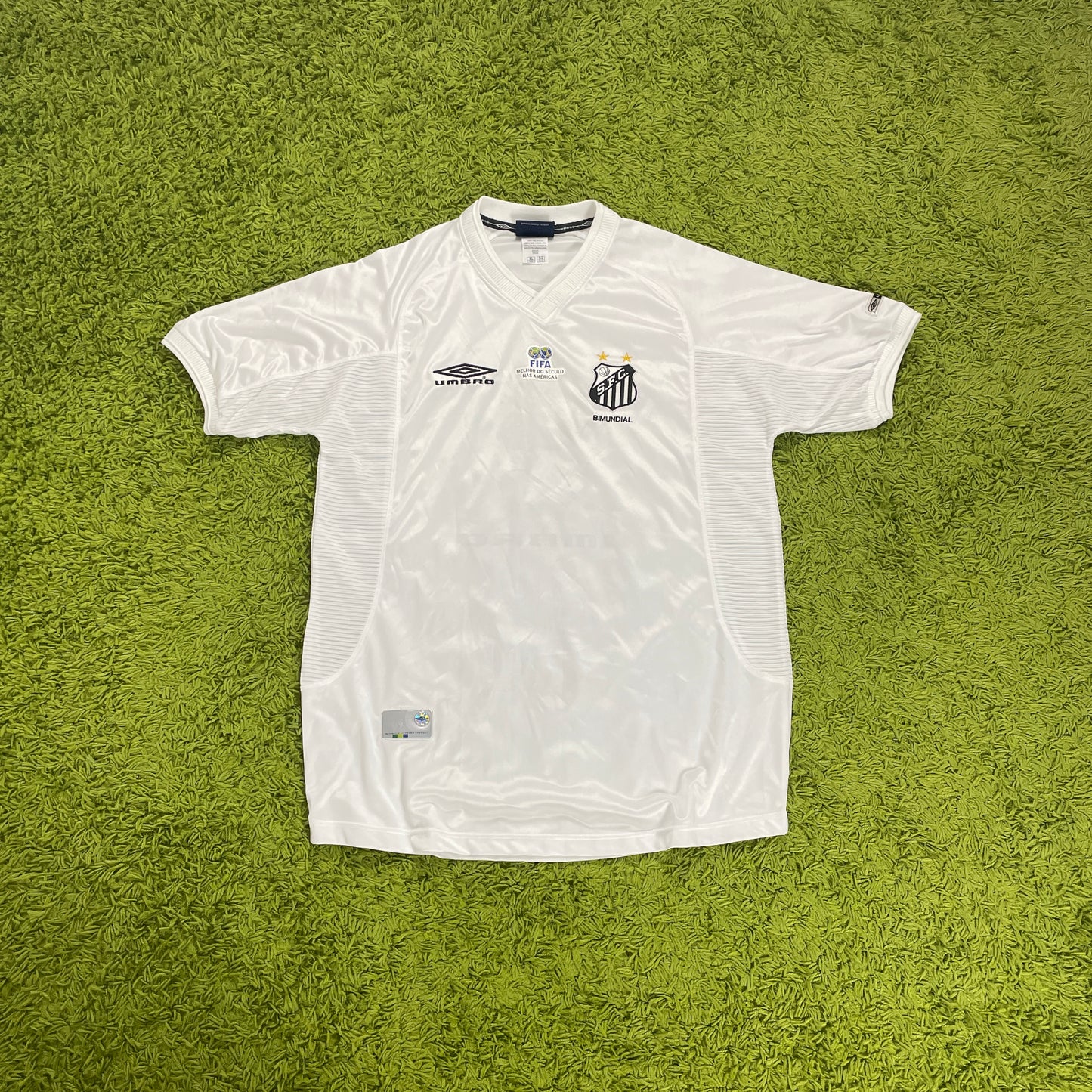 Umbro FC Santos Trikot weiß Größe XL 2001 #9