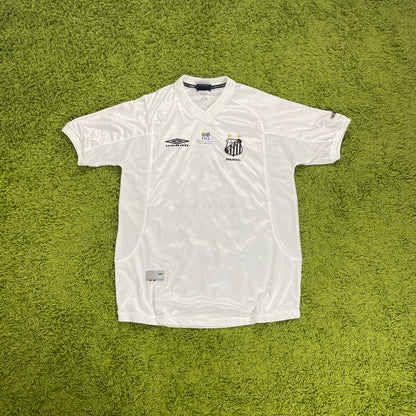 Umbro FC Santos Trikot weiß Größe XL 2001 #9