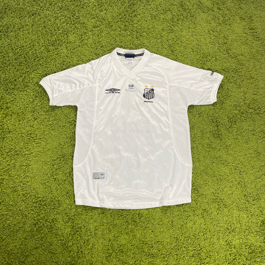Umbro FC Santos Trikot weiß Größe XL 2001 #9