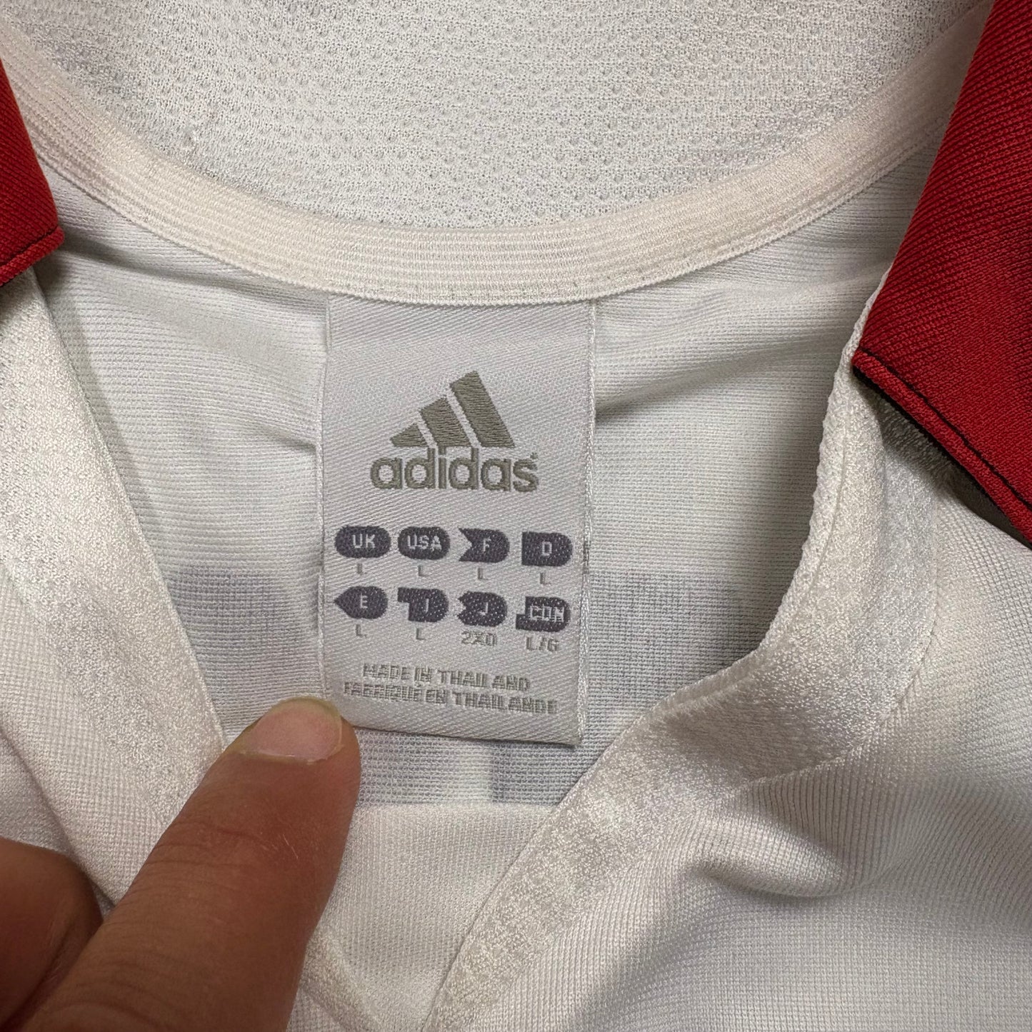 Adidas AC Mailand Milan Kaka Trikot Weiß Größe L 2005 2006