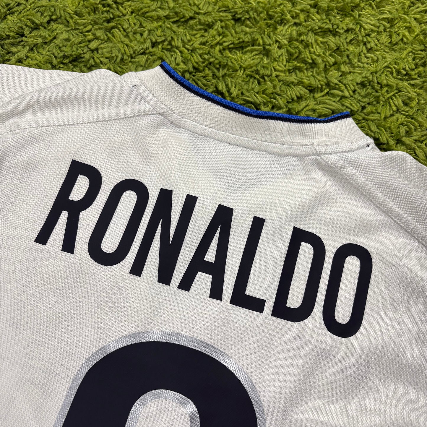 Nike Inter Mailand Milan Ronaldo R9 Trikot Weiß Größe M 1999 2000