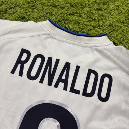 Nike Inter Mailand Milan Ronaldo R9 Trikot Weiß Größe M 1999 2000