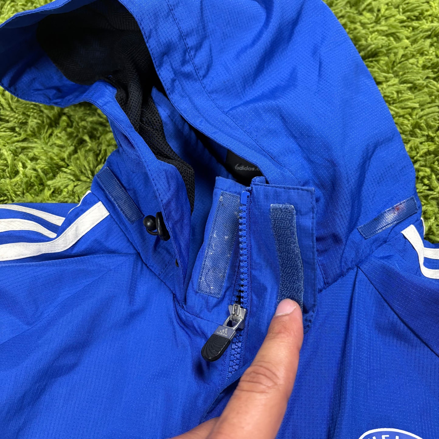 Adidas FC Chelsea Trainingsjacke Jacke blau Größe M 2011