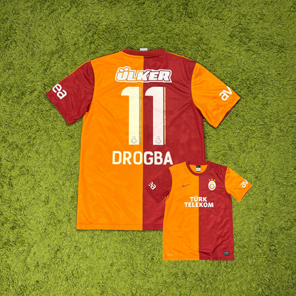 Nike Galatasaray Istanbul Drogba Trikot gelb rot Größe M 2013 2014