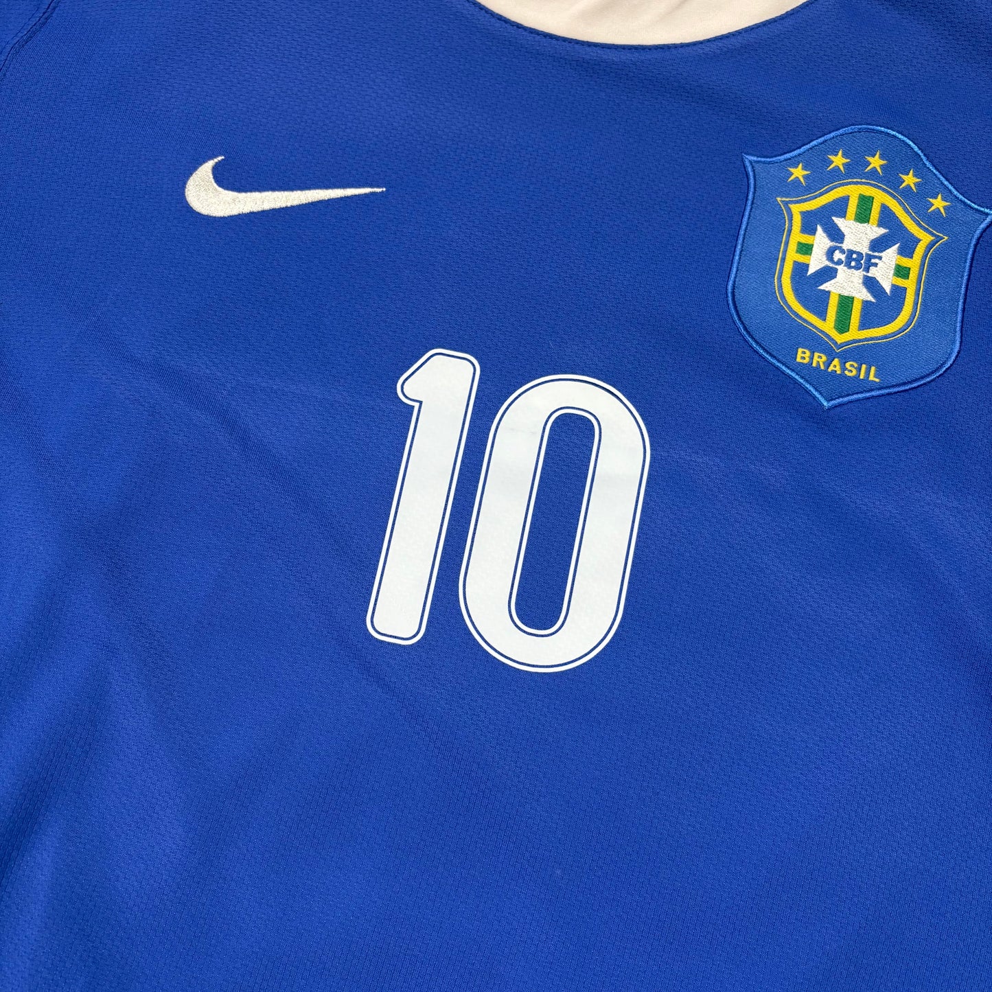 Nike Brasilien Ronaldinho Trikot blau Größe M 2006