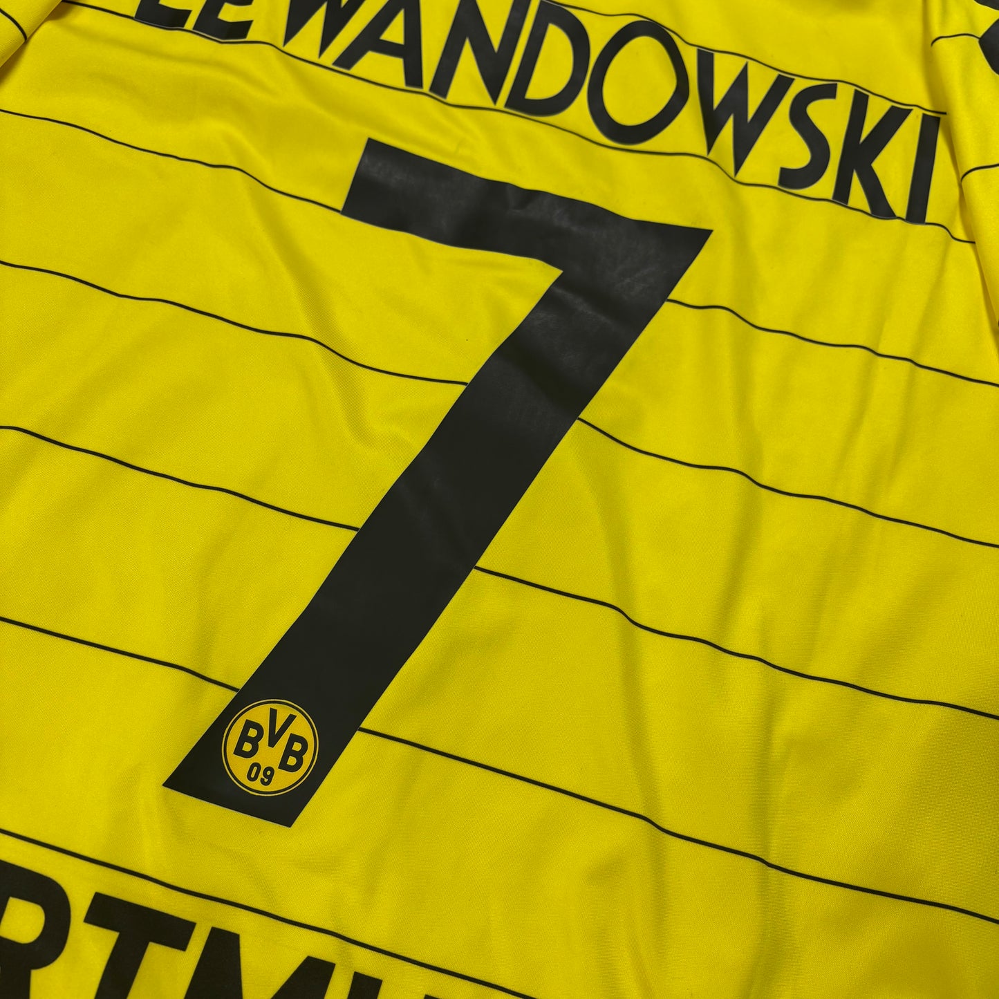 Kappa Borussia Dortmund BVB Lewandowski Trikot Gelb Größe XL 2010 2011