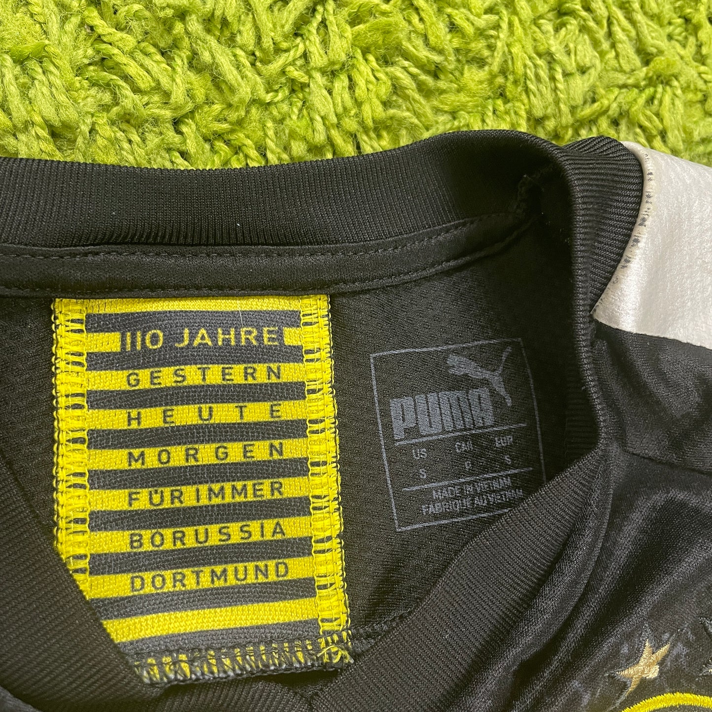Puma Borussia Dortmund BVB Haaland Trikot grau Größe S 2019 2020
