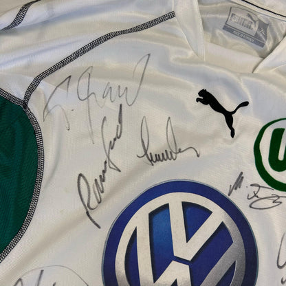 Puma VFL Wolfsburg Trikot Hans Sarpei Unterschriften Größe XL