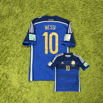 Adidas Argentinien Messi Trikot blau Größe M 2014