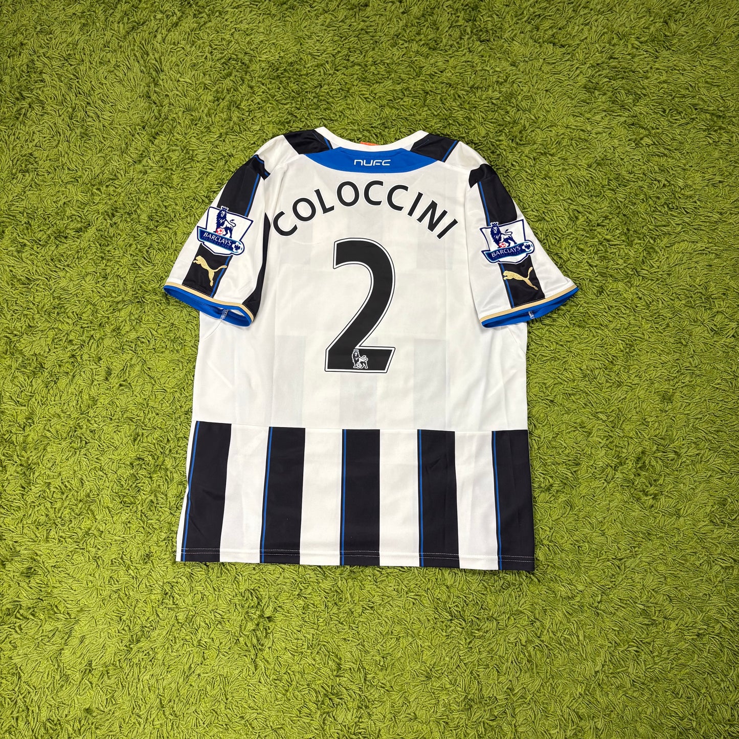 Puma Newcastle United Coloccini Trikot Weiß Größe M 2013 2014