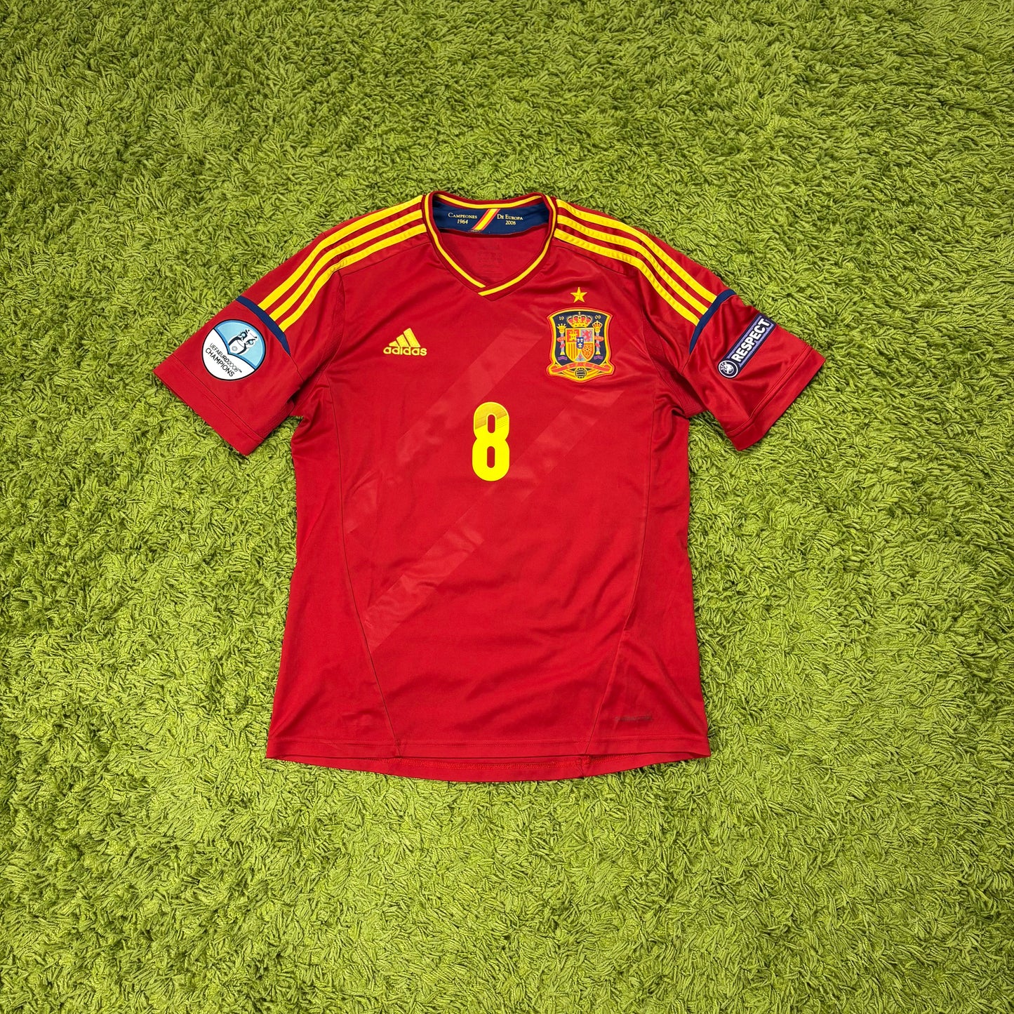 Adidas Spanien Xavi Trikot rot Größe M 2012