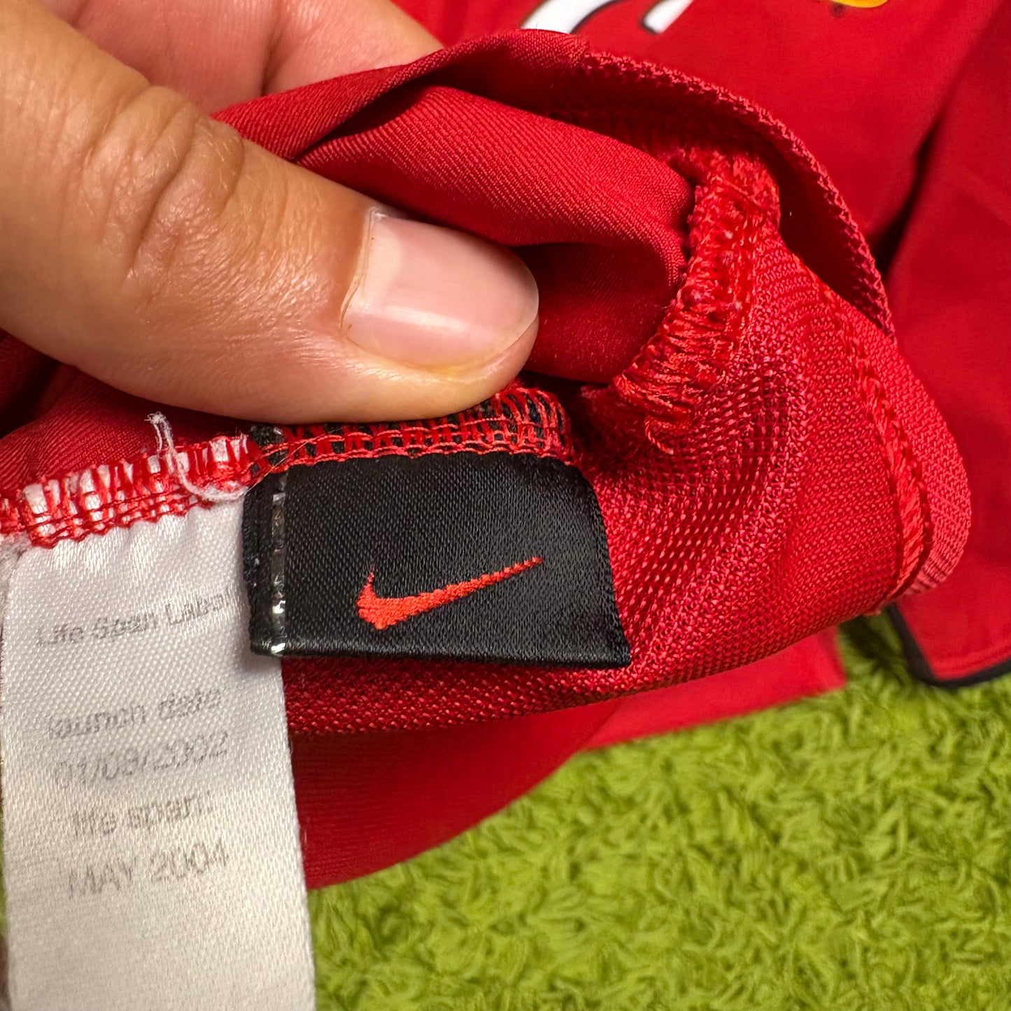 Nike Manchester United Ronaldo CR7 Trikot rot Größe L 2003 2004
