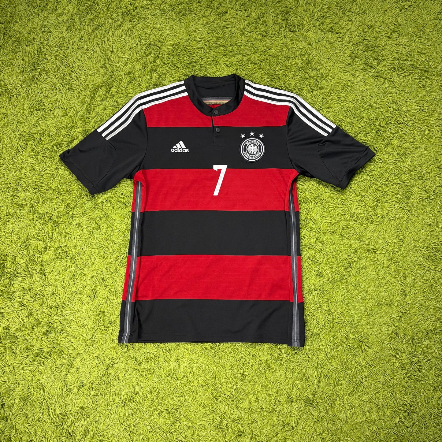 Adidas Deutschland DFB Schweinsteiger Trikot rot schwarz Größe L