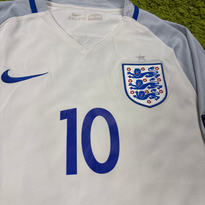 Nike England Rooney Trikot Weiß Größe M 2016
