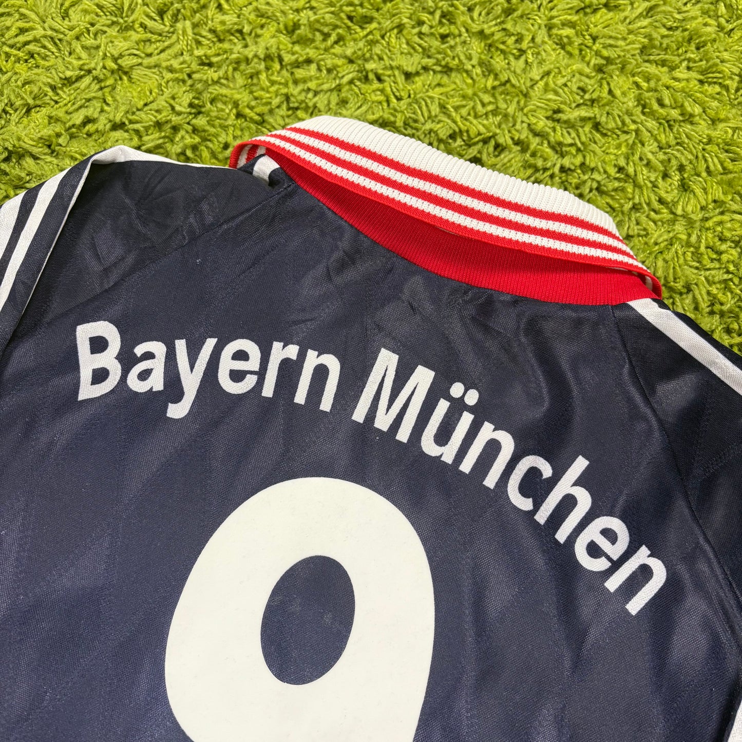 Adidas FC Bayern München Elber Trikot blau Größe M 1997 1998