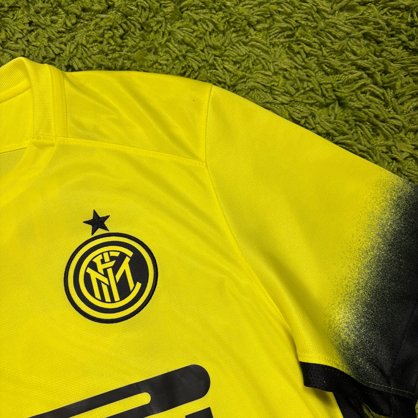 Nike Inter Mailand Milan Jovetic Trikot Gelb Größe M 2015 2016