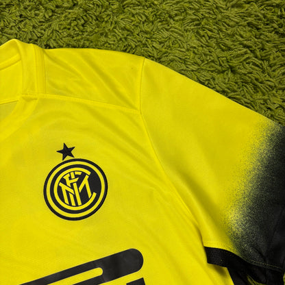 Nike Inter Mailand Milan Jovetic Trikot Gelb Größe M 2015 2016