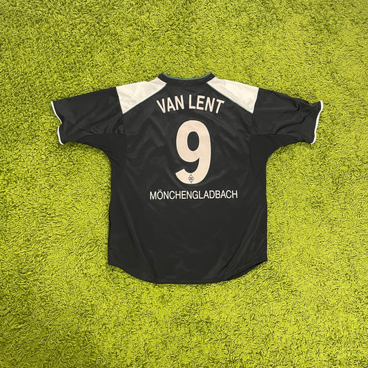 Reebok Borussia Mönchengladbach Van Lent Trikot schwarz Größe XL 2001 2002