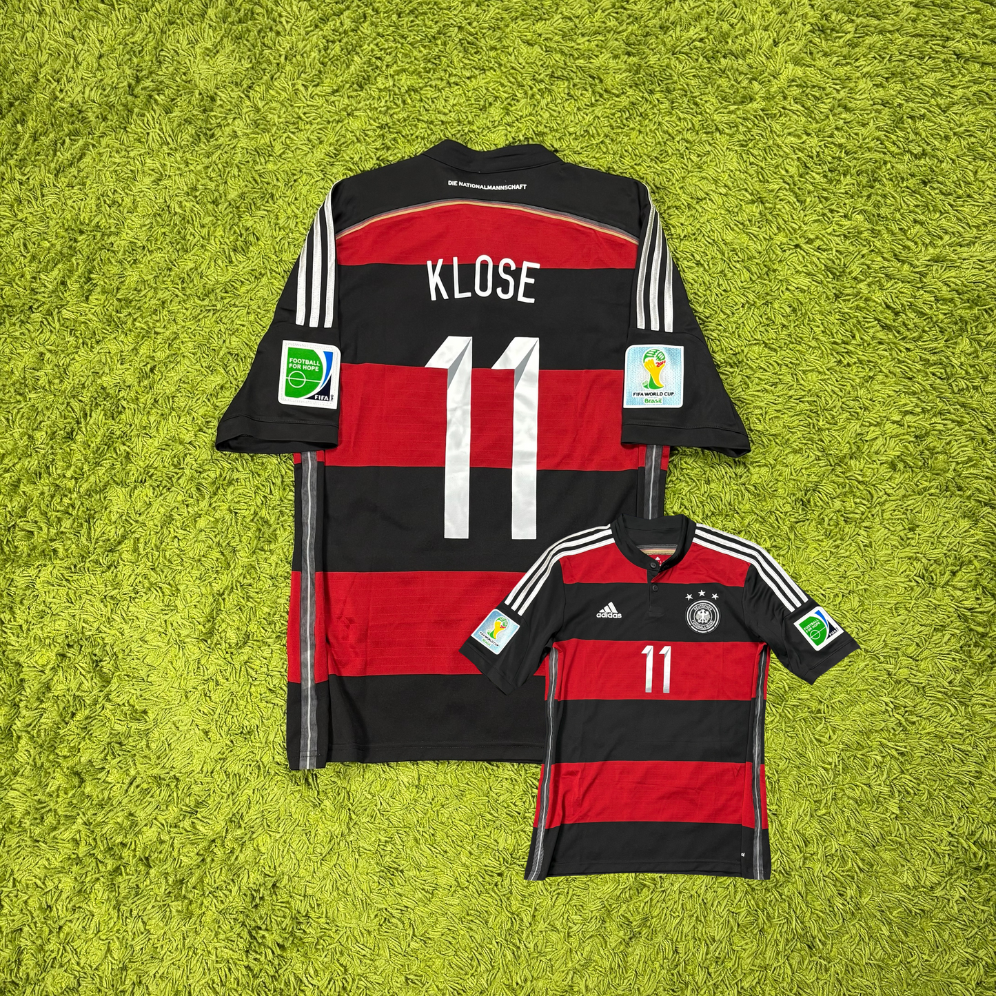 Adidas Deutschland DFB Klose Trikot rot schwarz Größe M 2014