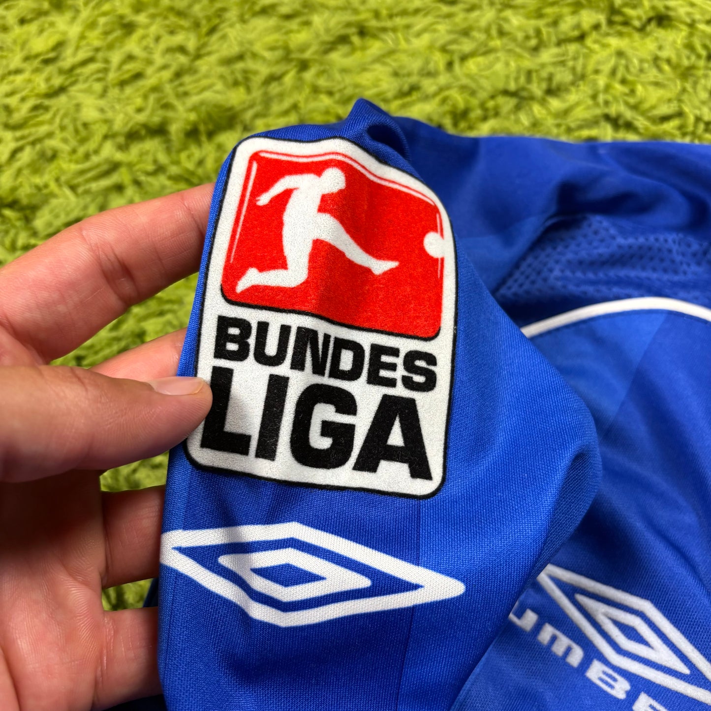 Umbro VFL Bochum Sestak Matchworn Trikot Langarm Blau Größe L 2007 2008