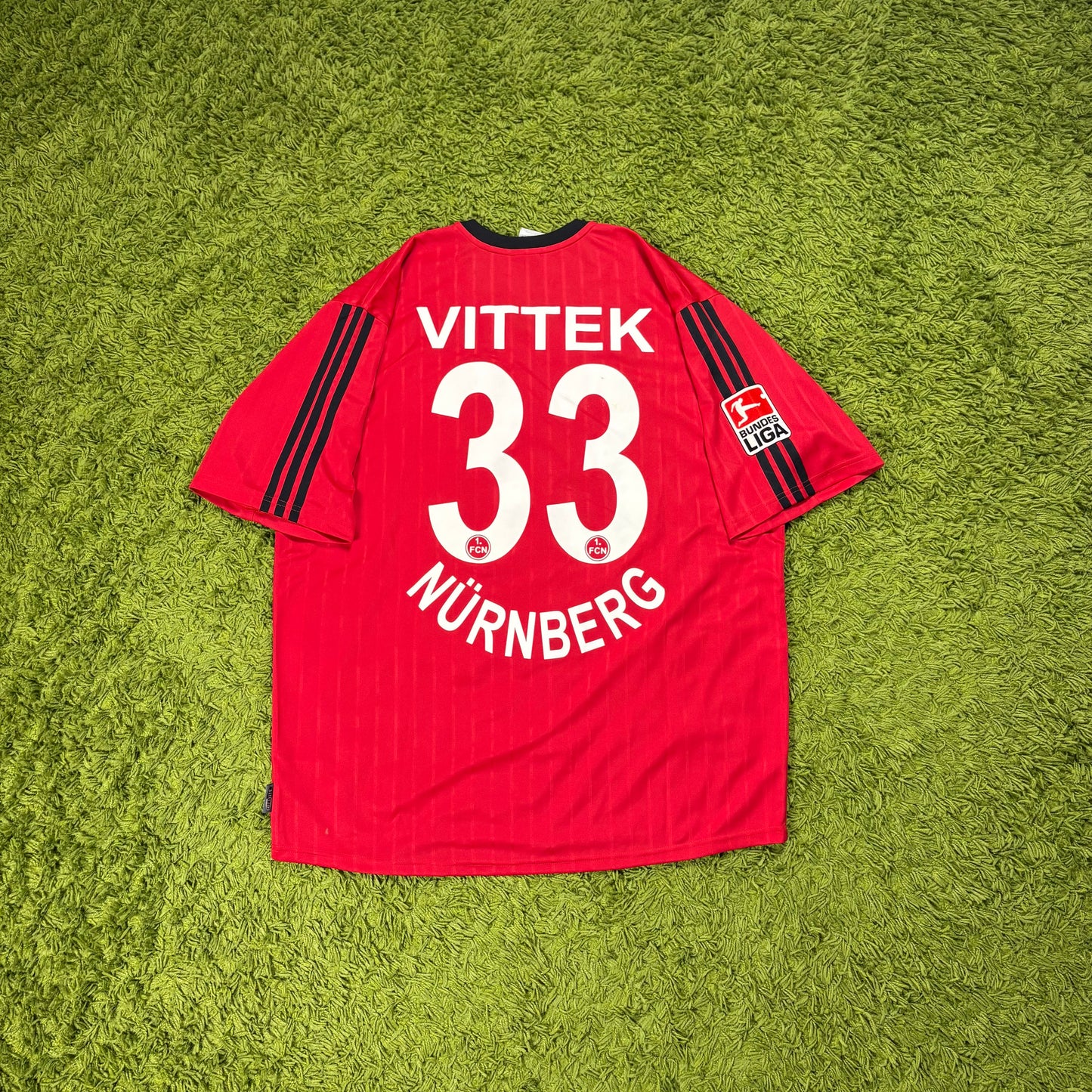 Adidas 1. FC Nürnberg Vittek Trikot rot Größe XL 2004 2005 matchworn
