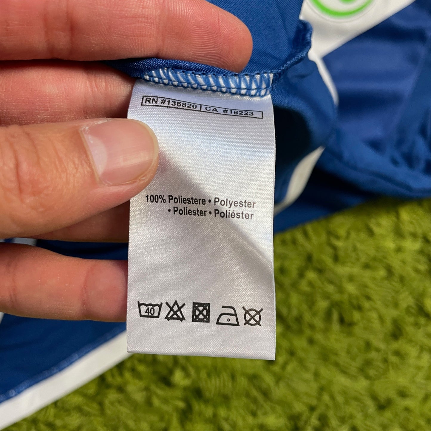 Kappa VFL Wolfsburg Trikot blau Größe L 2014 2015