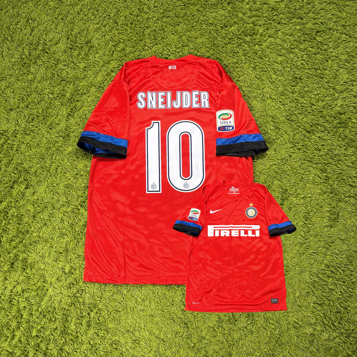 Nike Inter Mailand Milan Sneijder Trikot rot Größe L 2012 2013