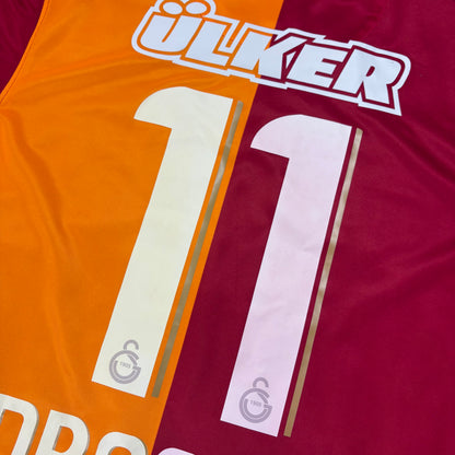 Nike Galatasaray Istanbul Drogba Trikot gelb rot Größe M 2013 2014
