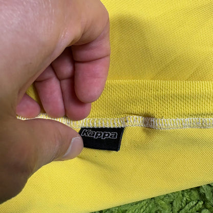 Kappa Brasilien Trikot t Shirt gelb Größe L