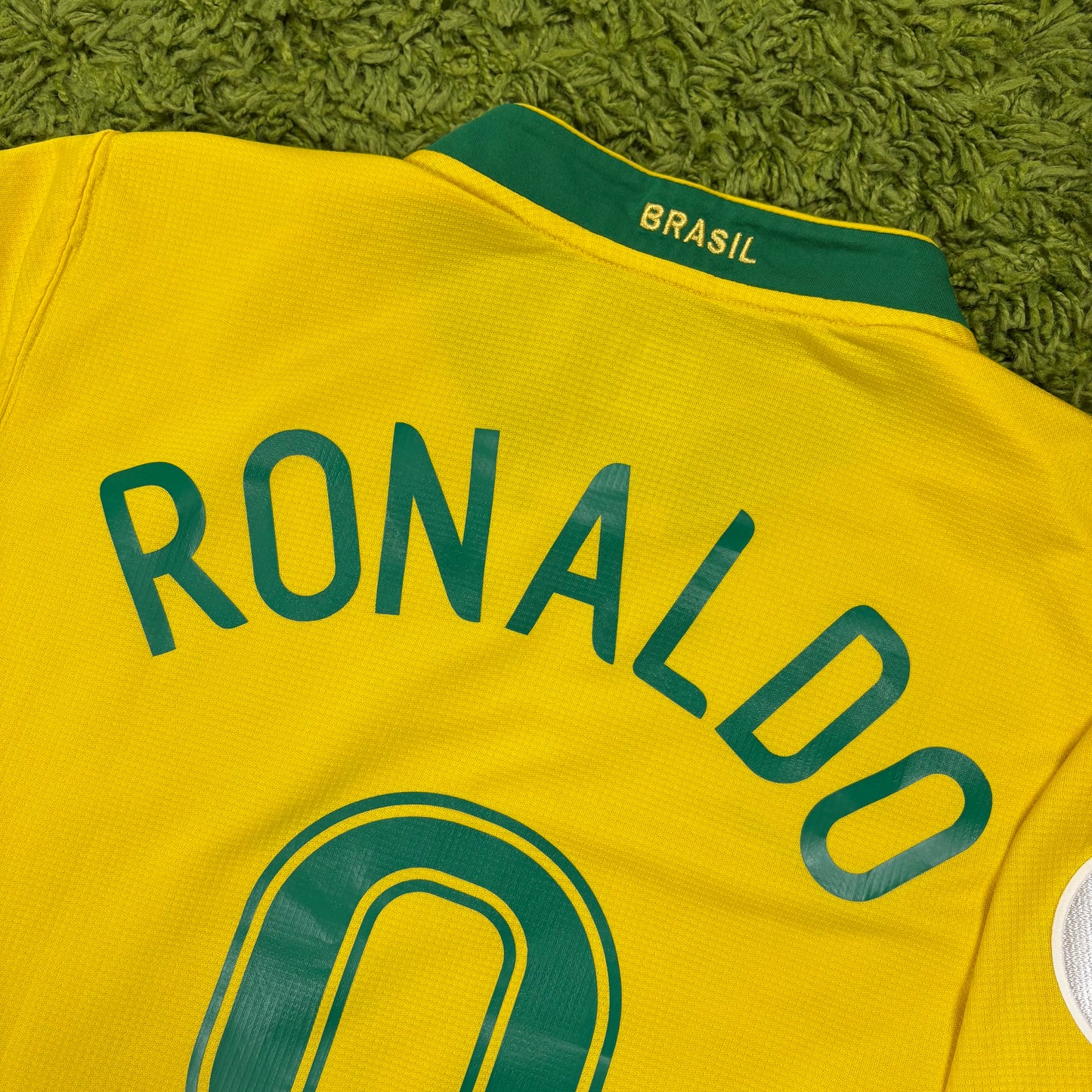 Nike Ronaldo Brasilien Trikot Gelb Größe M 2006