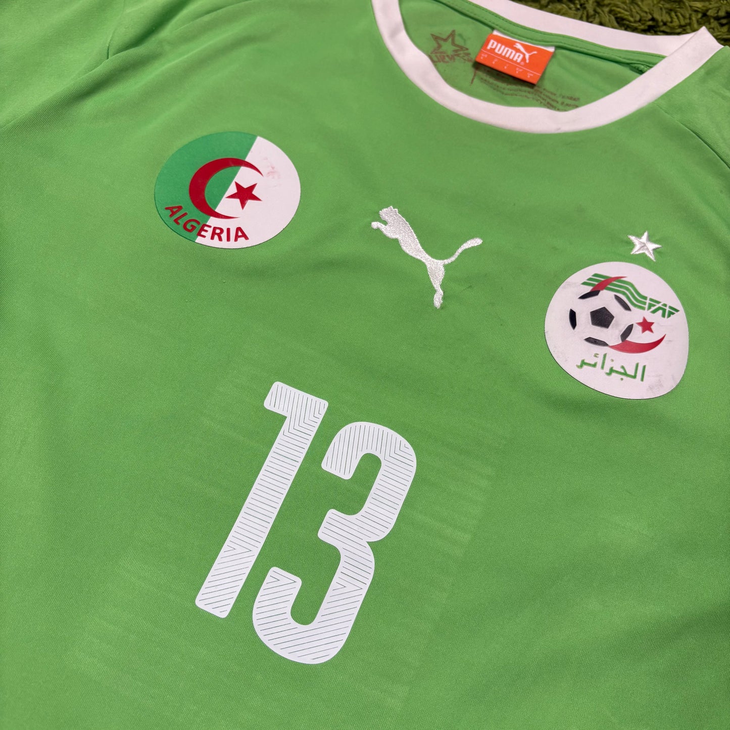 Puma Algerien Slimani Trikot grün Größe L 2014