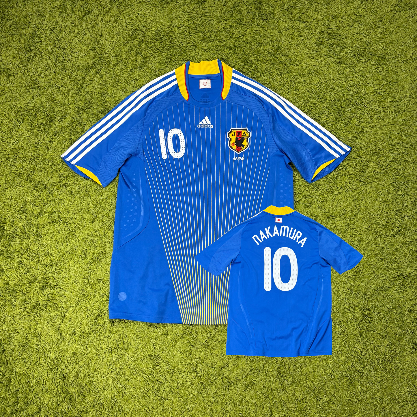 Adidas Japan Nakamura Trikot blau Größe L 2008
