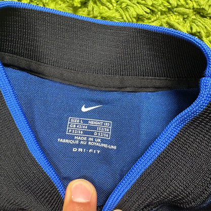 Nike Inter Mailand Milan Zamorano Trikot blau schwarz Größe L 2000 2001